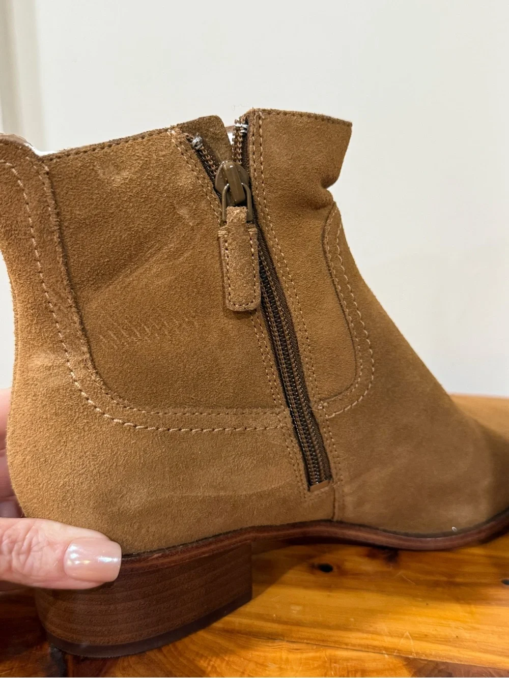 NWOT Cole Haan Naia Suede Tan Ankle Booties
